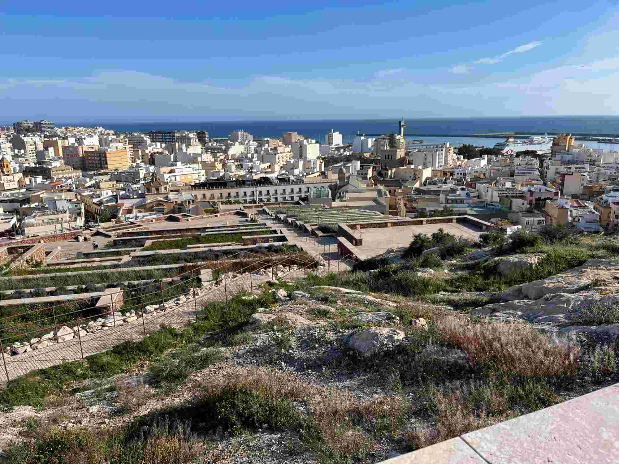 View from the Cerro de San Cristóbal, Almería