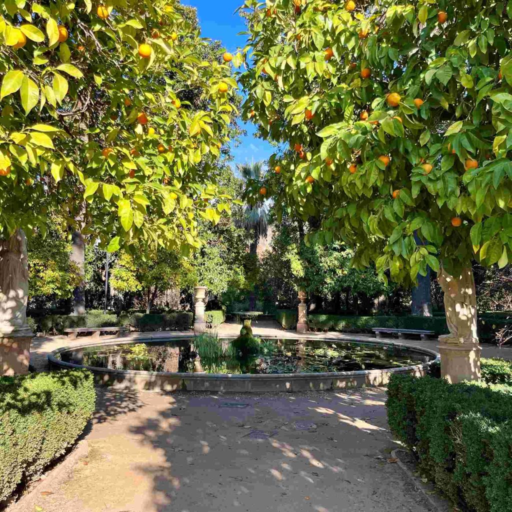 Carmen de los Mártires gardens in Granada