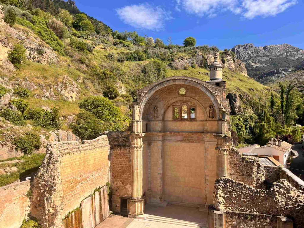 Ruins of Santa María de Gracia church in Cazorla