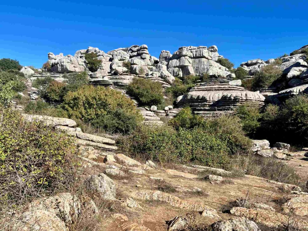 El Torcal karst rock formations near Antequera