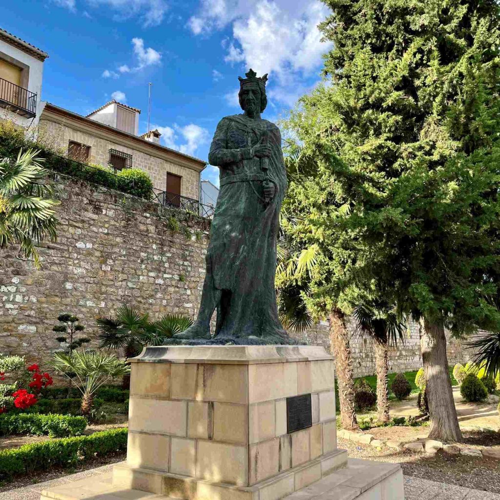 Statue of Fernando III in Baeza