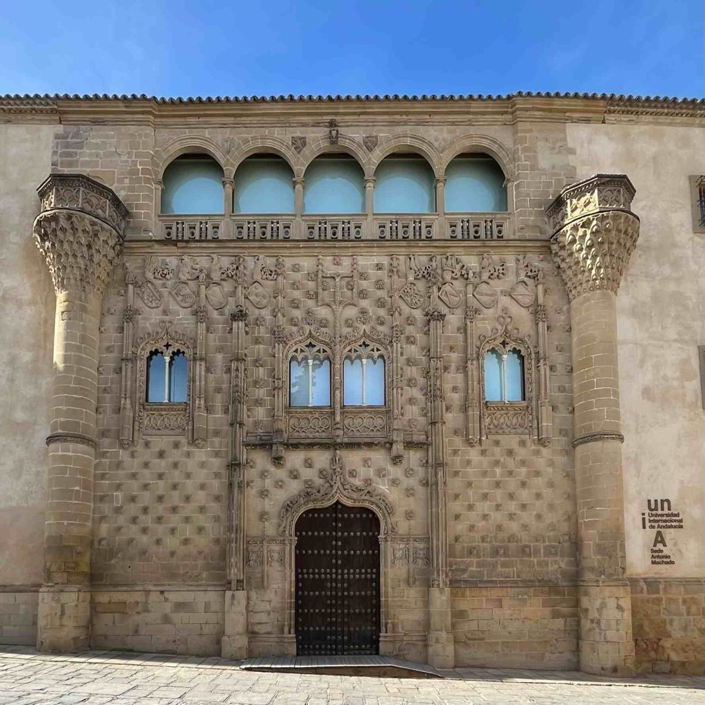 Isabeline façade of the Palacio de Jabalquinto in Baeza