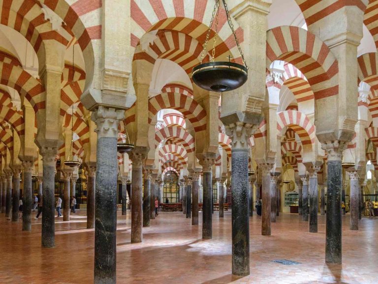 Double arches in the Mosque-Cathedral of Córdoba