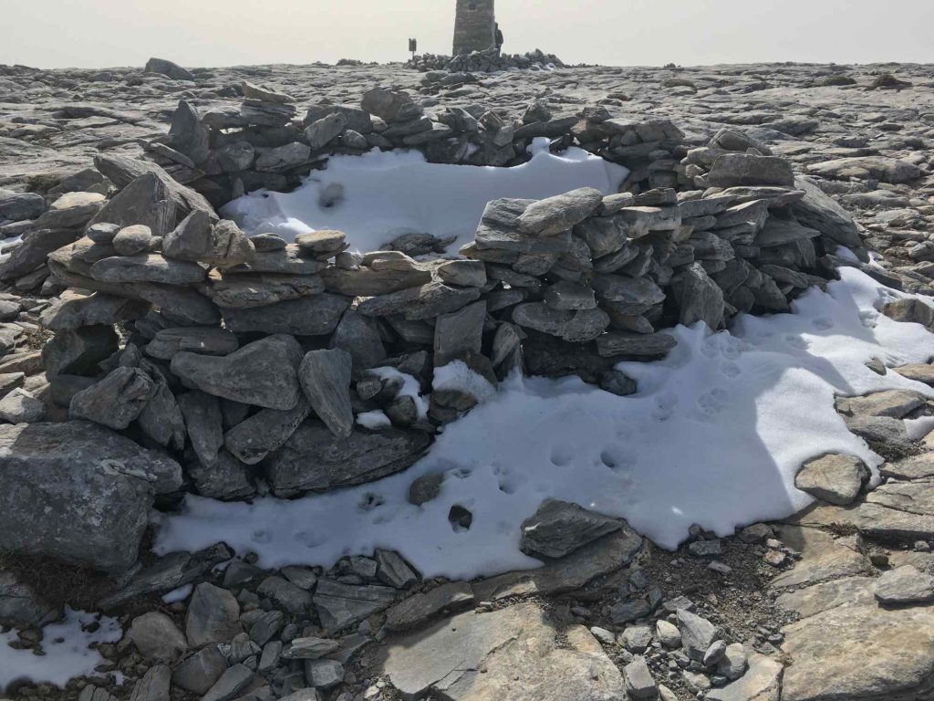 Snow pit