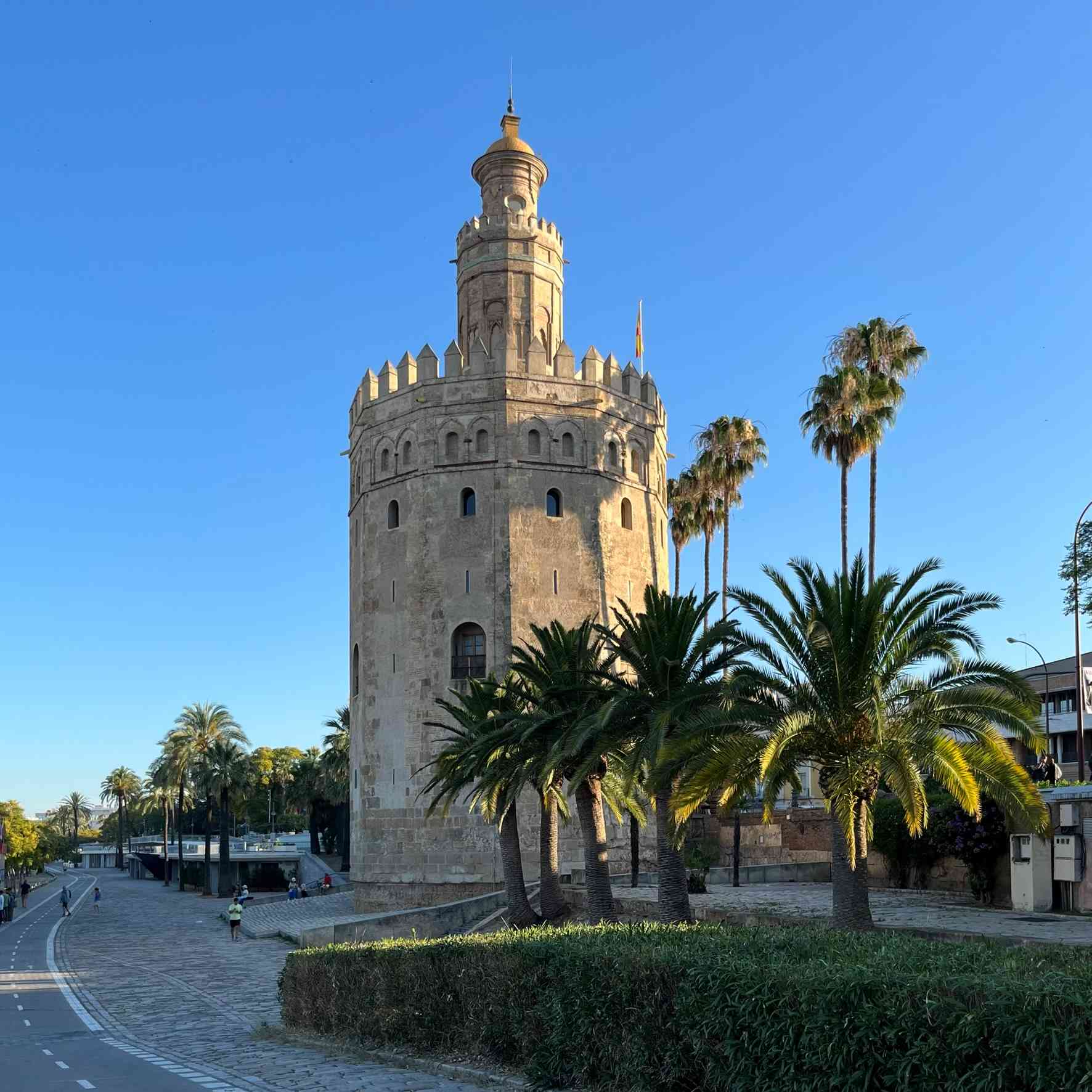 Torre del Oro beside the River Guadalquivir in Seville