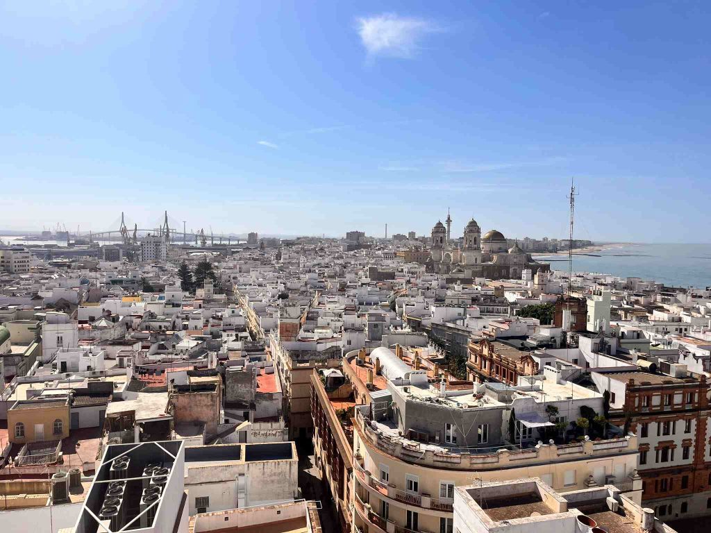 View from Torre Tavira in Cádiz